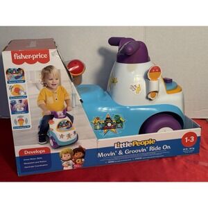 Little‎ People Fisher-Price Movin' n Groovin Ride-on with Lights and Sounds New